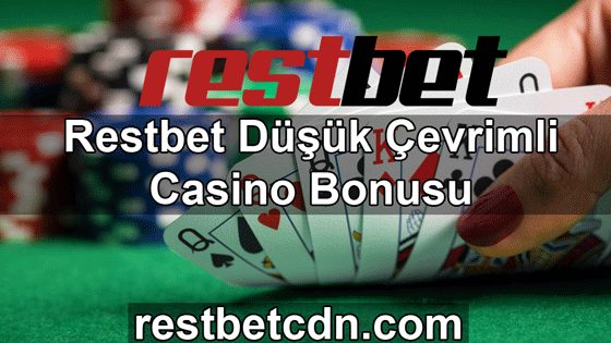 Restbet bahis sitesinin aktif olarak sunduğu bonuslardan en önemlisi olan düşük çevrimli casino bonusu'a ait detayları sizlerle paylaştık.