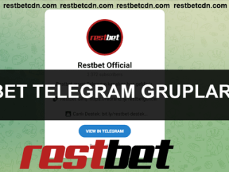 Restbet Telegram kanalına üyelik ücretsiz ve zahmetsizdir. Tüm duyurular anlık olarak yapılmaktadır.